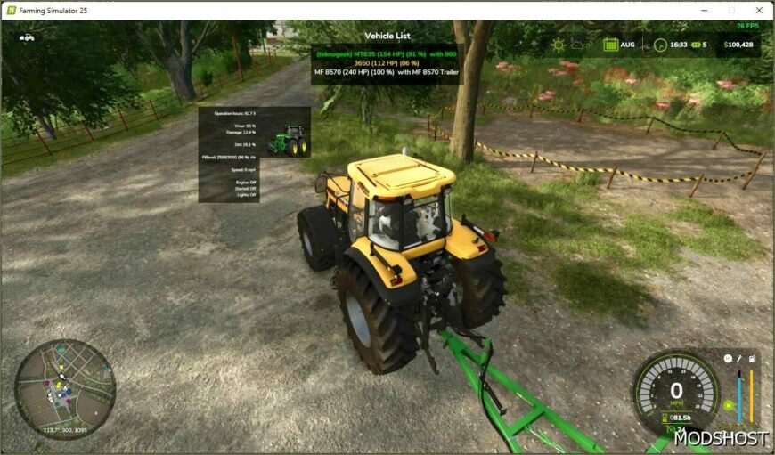 FS25 Mod: Vehicle Explorer V1.0.1 (Featured)