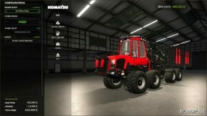 FS25 Komatsu Forestry Mod: 875 Loadflex V1.0.0.2 (Image #2)