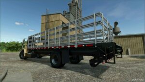 FS25 Freightliner Trailer Mod: M2 Stakebed Autoload (Image #3)