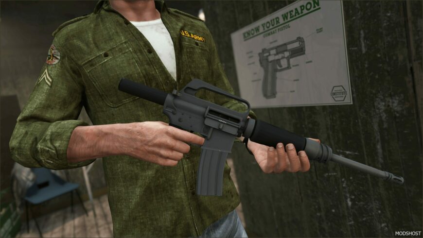 GTA 5 Mod: M231 Firing Port Weapon (Featured)