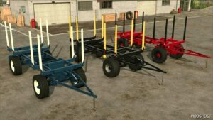 FS25 Logging Mod: HW80 Wood Trailer (Image #2)