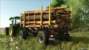 FS25 Logging Mod: HW80 Wood Trailer (Image #3)