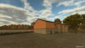 FS25 Mod: Wooden Cladded Machine Shed (Featured)