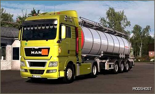 ETS2 MAN Truck Mod: TGX Euro 5 V1.3 (Featured)