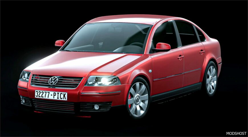 BeamNG Volkswagen Car Mod: Passat B5 V2.0 0.34 (Featured)