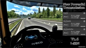 ETS2 Transmissions Part Mod: NEW Powerful Transmissions V1.6 (Featured)