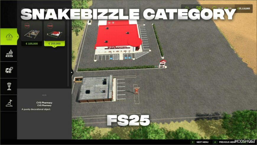 FS25 Mod: Snakebizzle Store Category (Featured)