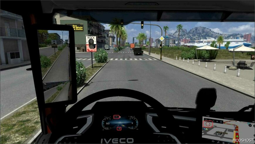 ETS2 Iveco Part Mod: S WAY Dashboard Adjust (Featured)