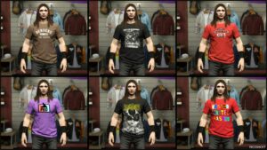 GTA 5 Player Mod: Just Tees for MP Males & Females (Image #5)