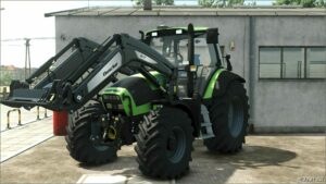 FS25 Deutz-Fahr Tractor Mod: Deutz Fahr Agrotron 128/150.6 (Featured)