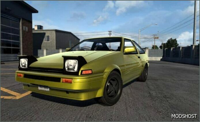 ATS Toyota Car Mod: Sprinter Trueno AE86 V2.8 (Featured)