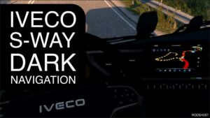 ETS2 Navigation Mod: Iveco S WAY Dark Navigation (Featured)