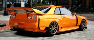 GTA 5 Nissan Vehicle Mod: 2002 Nissan Skyline GT R (custom) (Image #3)