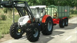 FS25 Steyr Tractor Mod: Impuls 6150 6175 CVT 2.GEN (Featured)