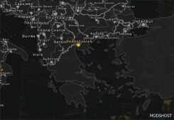 ETS2 ProMods Map Mod: OLD Greece Addon 1.53 (Featured)