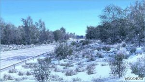 ETS2 Winter Mod: Frosty Winter Weather Mod V10 (Featured)