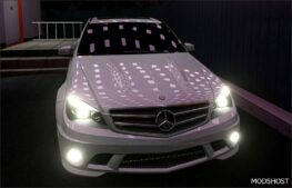 BeamNG Mercedes-Benz Car Mod: Mercedes Benz C63 AMG 0.34 (Image #2)