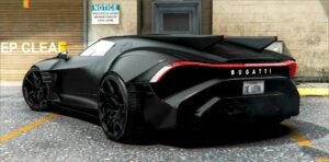 GTA 5 Bugatti Vehicle Mod: LA Voiture Noire Batman Edition (Image #2)