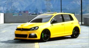 GTA 5 Volkswagen Vehicle Mod: Golf MK6 R Stage 3 (Featured)