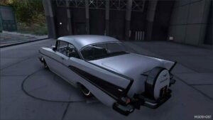 GTA 5 Chevrolet Vehicle Mod: 1957 Chevrolet Belair Lowrider Tupac Theme (Image #3)