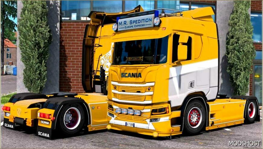 ETS2 Scania Part Mod: Pack NL FR Scania NG V6 1.53 (Featured)