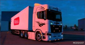 ETS2 Scania Mod: S White Skin (Featured)