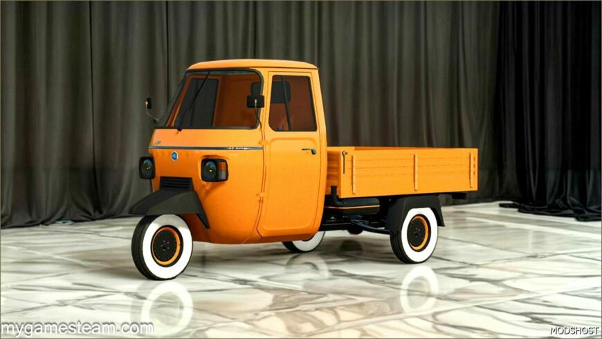 FS25 Car Mod: Piaggio APE P601 (Featured)