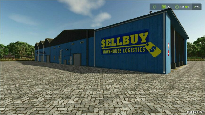 FS25 Building Mod: Pallet Store V1.2 (Featured)