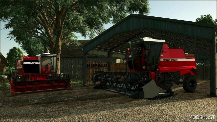 FS25 Massey Ferguson Harvester Mod: 3640 (Featured)