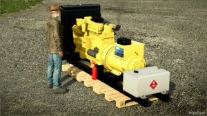 FS25 Placeable Mod: CAT 3406B Generator (Featured)