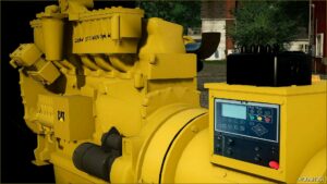 FS25 Placeable Mod: CAT 3406B Generator (Image #3)