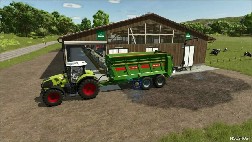 FS25 Trailer Mod: Hormann Kuhstall SET V1.2 (Featured)