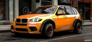 GTA 5 BMW Vehicle Mod: 2011 BMW X5M Drag (Featured)