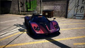 GTA 5 Pagani Vehicle Mod: 2014 Pagani Zonda 760 LH (Image #4)