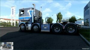 ETS2 Kenworth Truck Mod: RTA Mods Kenworth K200 (BSA Extended) 1.53 (Featured)