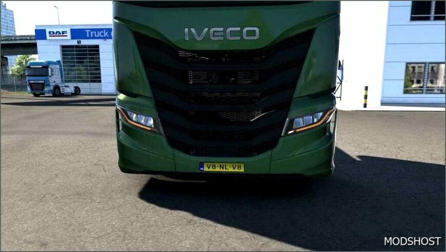 ETS2 Iveco Part Mod: Orange DRL/Headlight Iveco S-way (Featured)