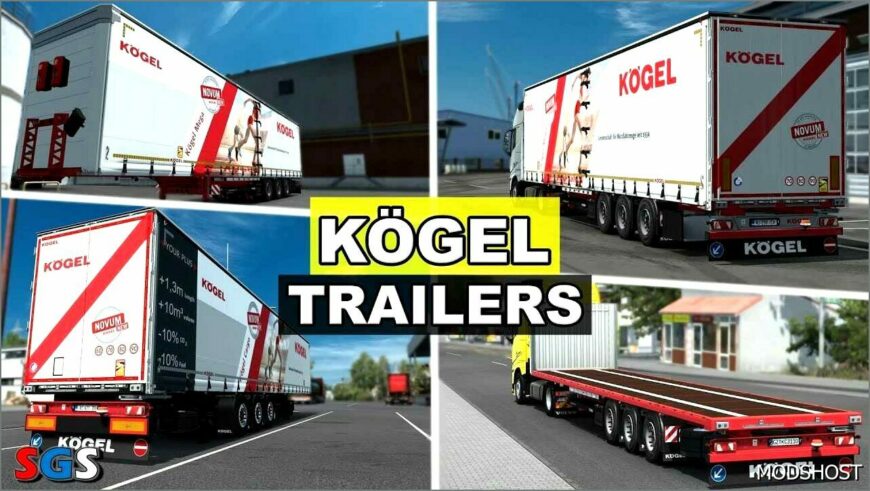 ETS2 Mod: Kögel Trailers V2.1.4 1.53 (Featured)