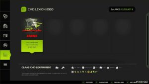 FS25 Harvester Mod: CMD Lexion 8900 (Image #2)