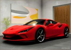 BeamNG Ferrari Car Mod: F8 2020 23 V1.2 0.34 (Image #2)