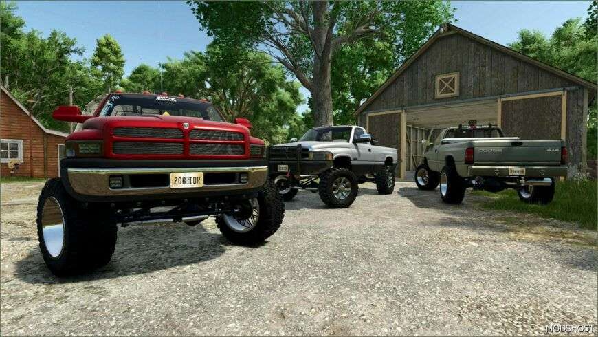 FS25 Dodge Car Mod: 1998 Dodge RAM 2500 (Featured)