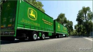 ETS2 Skin Mod: John Deere S WAY & Trailer (Featured)