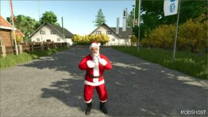 FS25 Mod: Santa Claus Animated Decoration 2 (Featured)