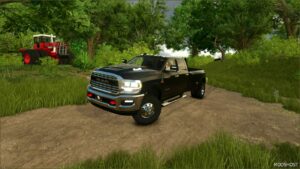 FS25 Dodge Car Mod: 2024 Dodge RAM 3500 Crewcab V1.0.0.5 (Featured)