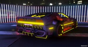 GTA 5 Vehicle Mod: Cyber Deluxo V2 ADD on / Fivem (Image #2)