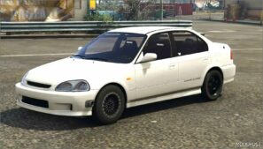 GTA 5 Honda Vehicle Mod: 2000 Honda Civic SIR Tuning (Image #3)