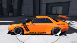 GTA 5 Nissan Vehicle Mod: Skyline GTR R32 Drift Dynamic Light Modified Edition (Image #2)