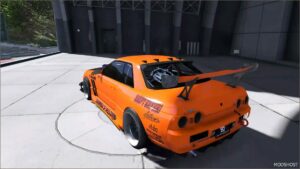 GTA 5 Nissan Vehicle Mod: Skyline GTR R32 Drift Dynamic Light Modified Edition (Image #3)