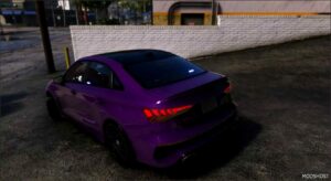 GTA 5 Audi Vehicle Mod: RS3 Police (Image #3)