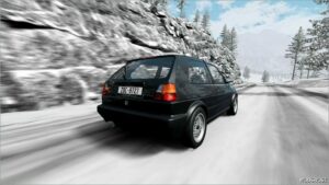 BeamNG Volkswagen Car Mod: Golf 2 Rework 0.34 (Featured)