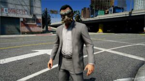 GTA 5 Player Mod: Black Myth Wukong Mask (Image #2)